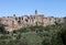 Pitigliano - the picturesque medieval town founded in Etruscan time on the tuff hill in Tuscany