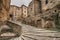 Pitigliano tuff houses, medieval town in Tuscany, Italy