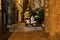 Pitigliano, Tuscany, Italy: alley in the old town