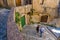 Pitigliano Tuscany Italy perched on a tuff cliff, Old Town and alleys