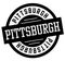 Pittsburgh black and white badge