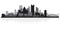 Pittsburgh Pennsylvania city skyline silhouette