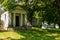 Pittsburgh, Pennsylvania, USA 7/25/2019 Headstones, monuments and mausoleums in Homewood Cemetery in the Point Breeze neighborhood