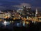 Pittsburgh skyline at dusk