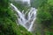 PiTuGro waterfall is often called the Heart shaped waterfalls Umphang,Thailand