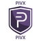 PIVX Coin cryptocurrency blockchain icon. Virtual electronic, internet money or cryptocoin symbol, logo