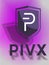 Pivx logo purple shadow