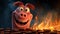 Pixar-inspired Bacon: Animated Cartoon Pig In Realistic Portraitures