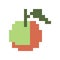 Pixel apple icon