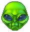 Pixel Art Alien Character