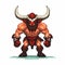 Pixel Art Demon Illustration: Ps1 Style, Dignified Poses, Unreal Engine 5