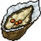 pixel art expensive clam seafood