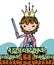 Pixel art fantasy cartoon