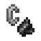 Pixel Art of Flint  Steel.