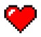 Pixel art heart