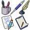 Pixel art isolated pen stationery