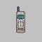 pixel art retro cell phone for game development