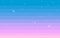 Pixel art star sky at sunset time