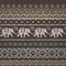Pixel art traditional Thai elephant ethnic geometric abstract textile pattern illustration vector design