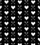 Pixel-art Valentines Day Pattern