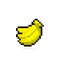 Pixel banana image