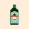 Pixel Bottle of liqueur