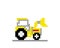 Pixel bulldozer image for games