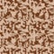 Pixel camo. Seamless digital camouflage pattern. Military texture. Brown desert color.