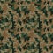 Pixel camo seamless pattern. Green forest camouflage.