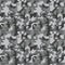 Pixel camo seamless pattern. Grey urban camouflage.