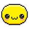 Pixel Cartoon Cute Face