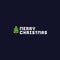 Pixel christmas tree with merry chritmas text.8bit banner.