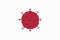 Pixel coronavirus icon