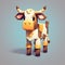 Pixel Cow: Bold 3d Pixel Art Inspired By Graphic Design