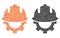 Pixel Development Helmet Mosaic Icons