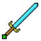 Pixel Diamond Sword