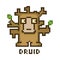 Pixel druid for 8-bit video games