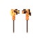 Pixel Earphones Icon Illustration On White Background