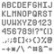 Pixel font