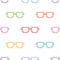 Pixel glasses. Vector illustration