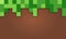 Pixel grass and ground background