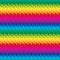 Pixel Hounds Tooth Pattern in Rainbow Colors