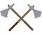 Pixel icon with the image of crossed battle axes