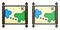 Pixel icon. Old map. Papyrus paper rolled up. Medieval letters and pirate treasure maps. Simple retro game vector isolated on