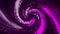Pixel image of rotating galaxy. Motion. Rotating colorful spiral of square mosaic. Retro image of rotating galaxy of