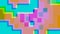 Pixel LCD Screen, Retro Computer Animation Pixel Art Digital Screen Texture, smooth moving pixel block pattern, animated backgroun