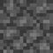 Pixel minecraft style cobblestone block background. Concept of game pixelated seamless square gray stone background. Vector