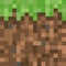 Pixel minecraft style land block background. Concept of game ground pixelated horizontal seamless background