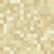 Pixel minecraft style land block background. Concept of game pixelated seamless square beige material background. Vector