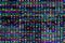 Pixel pattern of a digital glitch